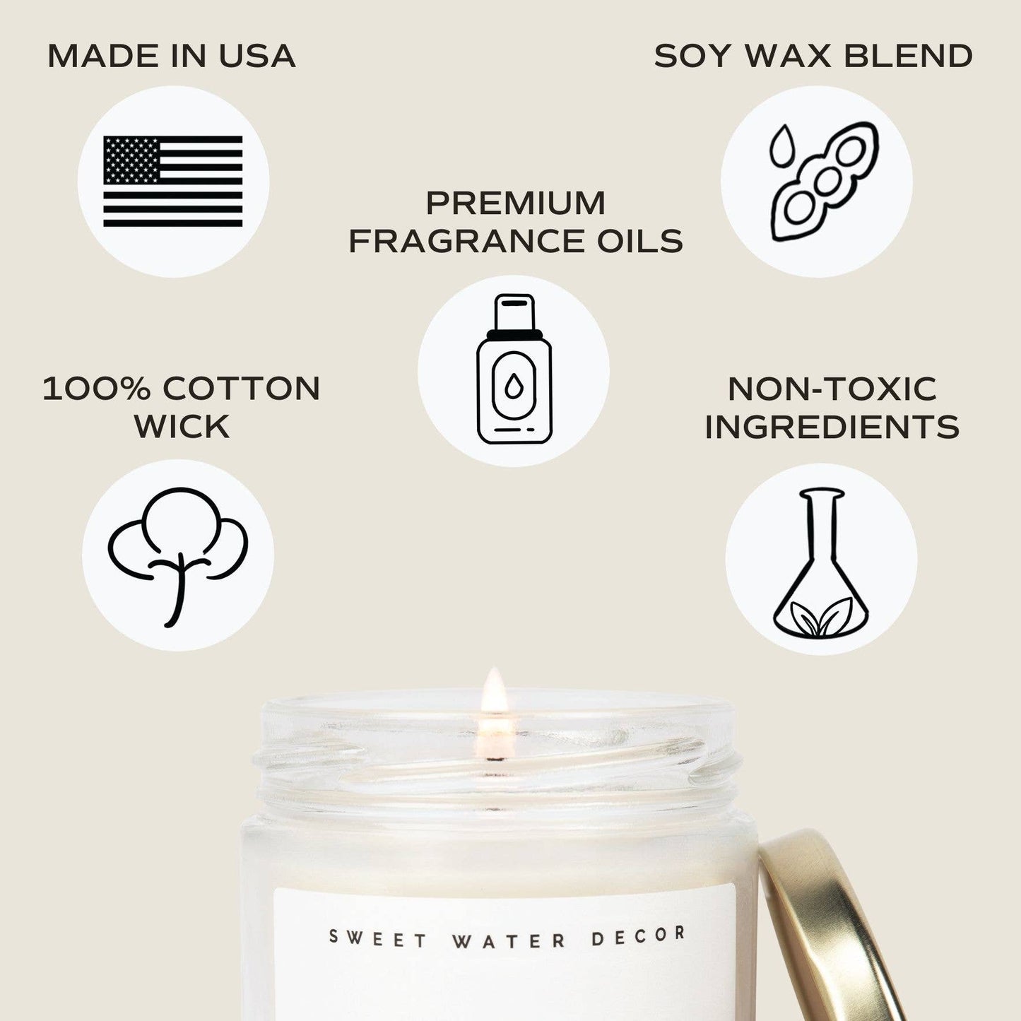 Relaxation 9 oz Soy Candle - Home Decor & Gifts