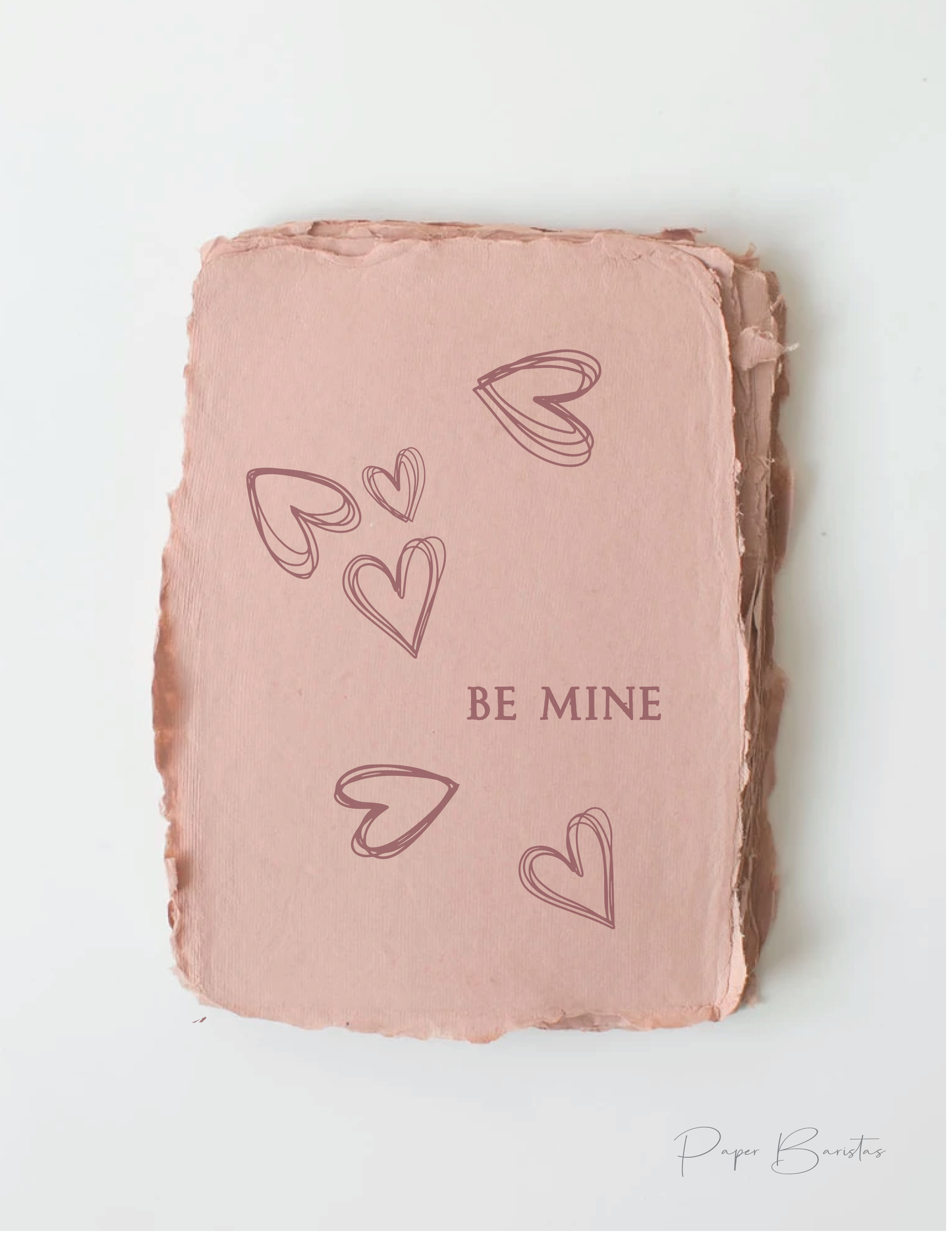 "Be Mine." Love Greeting Card