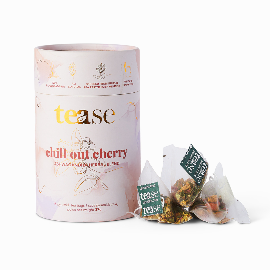 Chill Out Cherry Natural Tea Blend with Ashawagandha